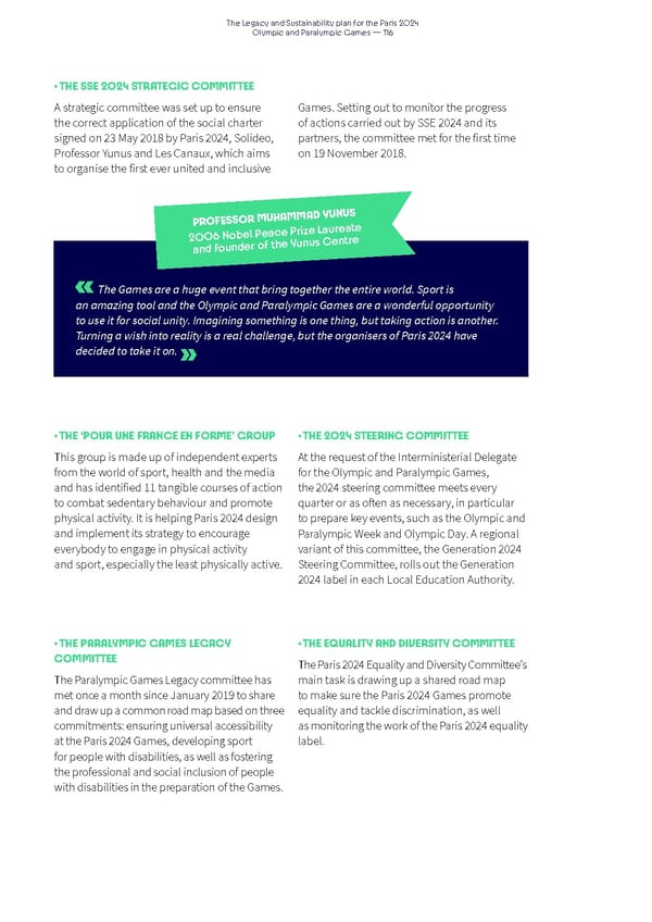Paris 2024 The Legacy and Sustainability Plan - Page 116