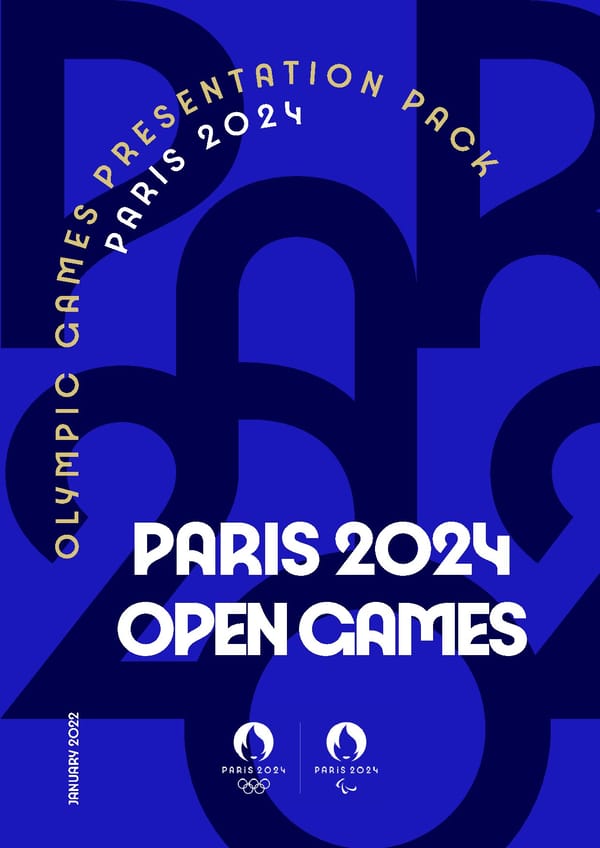 Paris 2024 Open Games Brochure - Page 1